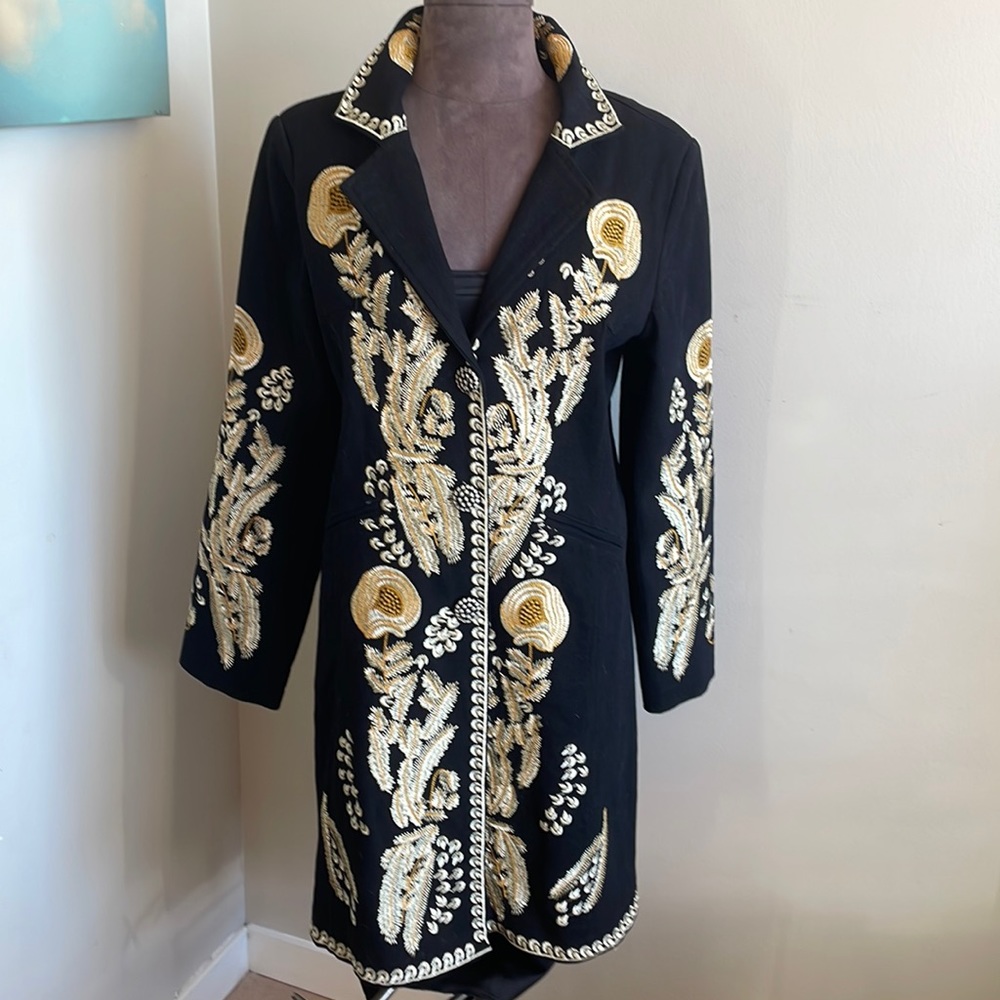 Embroidered Jacket Golden